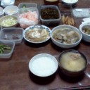 祖父母の朝食。