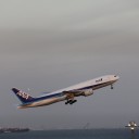 黄昏の空港