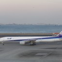 黄昏の空港