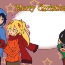 クリスマスカードかんせーい！