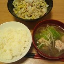 白菜4分の1のサラダ