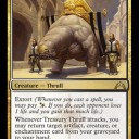 【GTC】オルゾフ組のキーワード能力「強請(Extort)」を持った《宝庫のスラル/Treasury Thrull》