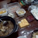 祖父母の朝食。