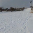 雪山にて