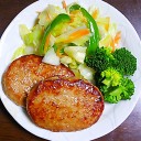 ぶたいちの豚丼風ハンバーグ