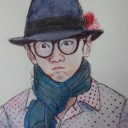 ＷＢＣ壮行試合中にお絵描き（♪）
