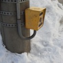 歩行者用押しボタン。