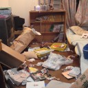 部屋きれいにした