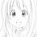 イラストが一行に進んでいる
