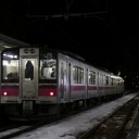 秋田行始発列車