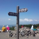 二つの頂きをもつ北横岳