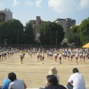 運動会を見に　大阪まで！
