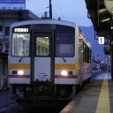 黄昏の芸備線