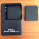 SIGMA バッテリーチャージャー BC-41、SIGMA リチウムイオンバッテリー BP-41