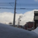雲の下はロシア。
