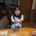 ゆうにゃんと餃子作り