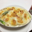 仕事疲れた・・・。今日は流石に料理やめるか。あれ？刺身用のホタテが半額か