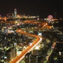 夜景のキレイなホテルで酔う