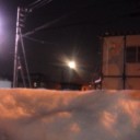 とんでも不気味な黄色い満月が地平線上に…（；￣Д￣）