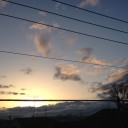 美しき夕暮れ。