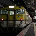 芸備線の夜