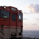 淡い夕空