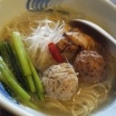 先月くった羊とリンゴのラーメン