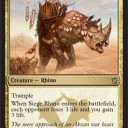 【翻訳】タルキール覇王譚より独占カードプレビュー　《Siege Rhino》 by LSV