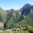 赤岳から権現岳へのキレット越え(9月12日)