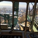 登山電車と懸垂式モノレール
