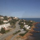 快晴の海岸線
