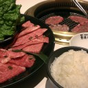 寿司、焼き肉、寿司、焼き肉