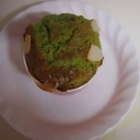緑色のモコモコしたもの