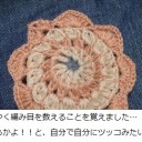 最近やっと編み目を数えるようになりました。