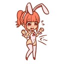 【宣伝】バニーガールスタンプ販売開始しました。