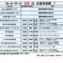 ５月前半の大会予定表