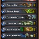 Hearthstone：今日のランクド（Face Hunter使いがHybrid Hunterを回してみました）
