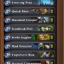Hearthstone：Hybrid Hunterのプレイングあれこれ、各カード評価、マリガン基準