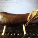 エネコ顔の「なすの牛(精霊馬)」お盆だから作ってみた