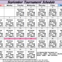 9月の大会予定 ※プレリ定員更新