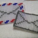 やっとのこさビーズ織りで作ってみた