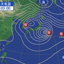 台風10号が東電福島原発に接近しています。東電福島原発からの風が関東を直撃しています。