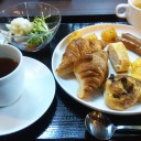 朝食～。