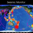 【現在: 父島地磁気Z値トリガー】／Updated【 Ｍ ７ ．８ 】 SOUTH ISLAND OF NEW ZEALAND 23.0km。