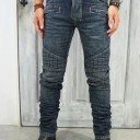 定番人気ストリート系のバルマン コピースリムデニムパンツ