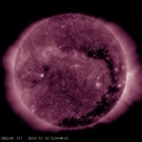 【  Ｍ  ６ ．１  】  【  Ｍ  ６ ．１  】 ／太陽風は高い状態が続いています／気象への影響はこれからです。 。