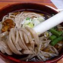 箸なしで食べる福島の蕎麦！