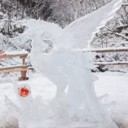 足がくぼの氷柱