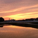 夕焼け空の七変化