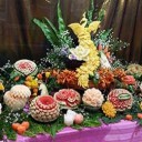 野菜や果物の素晴らしい彫刻！